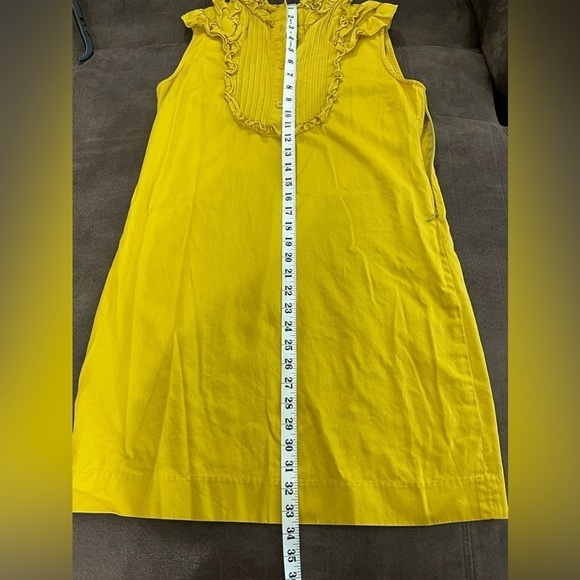 Fossil Mustard Yellow Women’s Dress Size Small - Picture 5 of 6